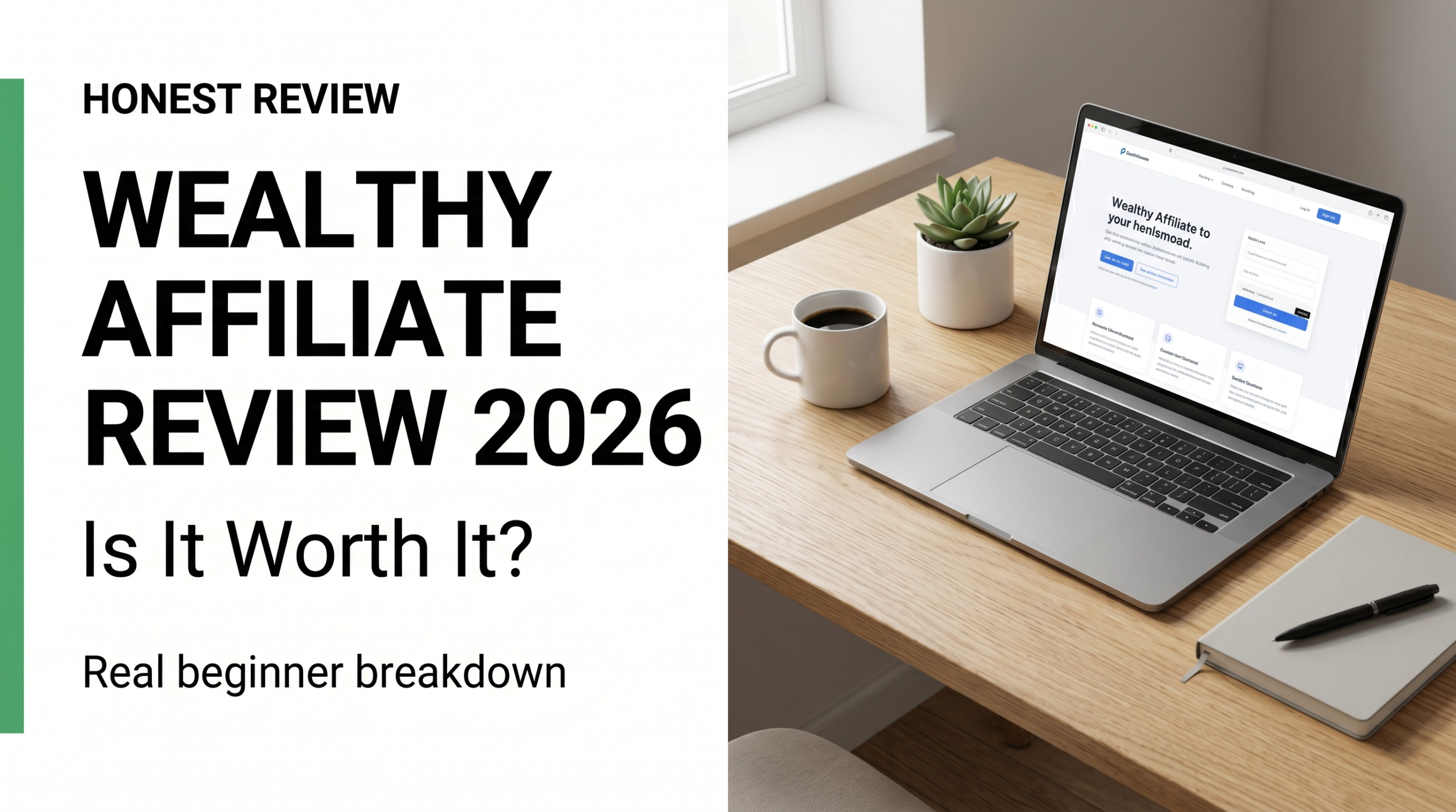 Wealthy Affiliate review 2026 – beginner platform for affiliate marketing and online income